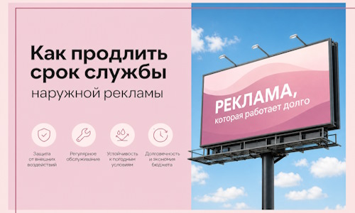 Как продлить срок службы наружной рекламы в Тихорецке